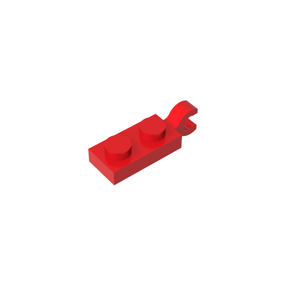 Placa Especial 1 x 2 con Clip Horizontal en el Extremo-MyGobricksEs