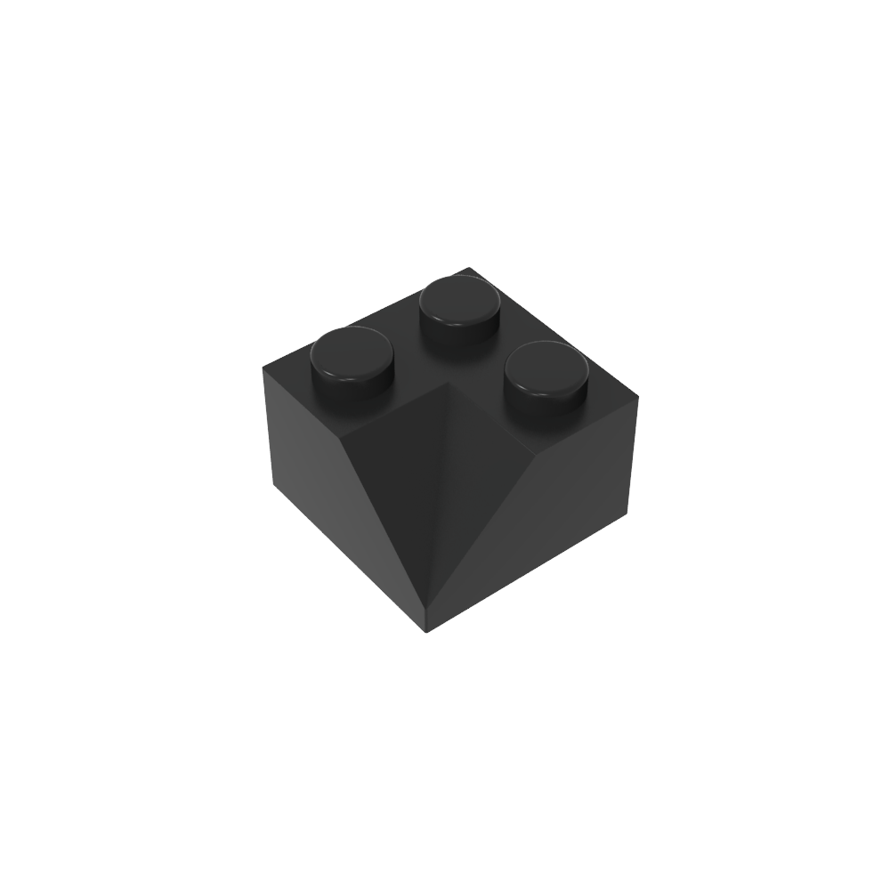 Pendiente 45° 2 x 2 Doble Cóncava-MyGobricksEs