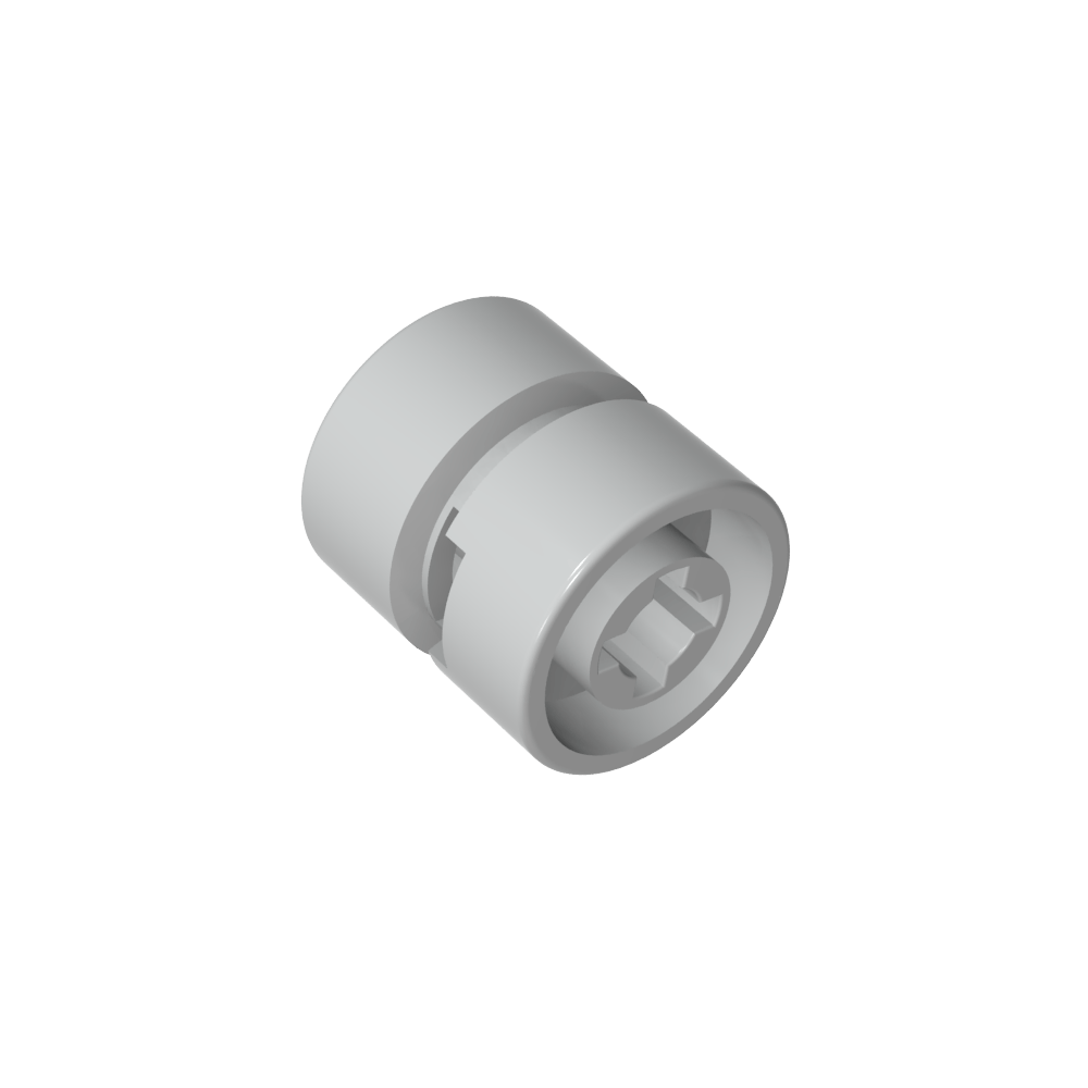 Rueda de 11 x 12 con orificio con muescas para pasador de soporte de ruedas-MyGobricksEs