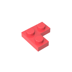 Placa 2 x 2 Esquina-MyGobricksEs
