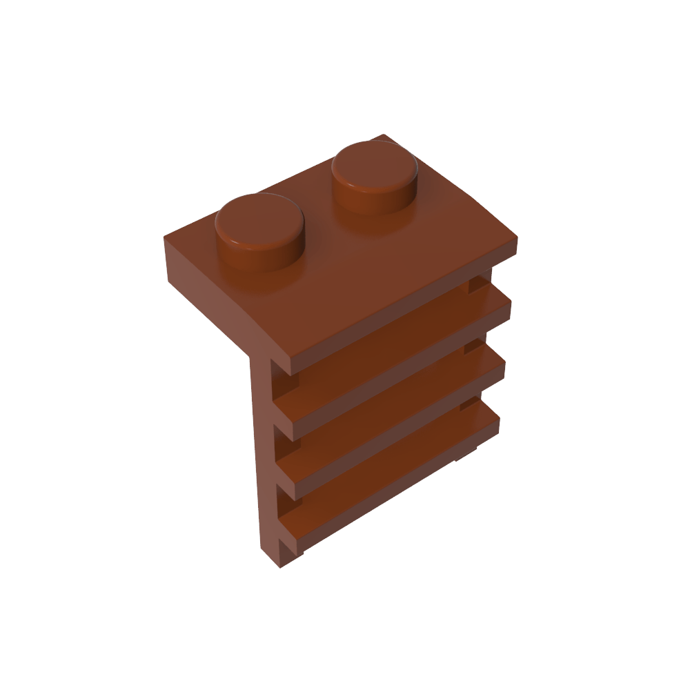 Placa Especial 1 x 2 con Escalera-MyGobricksEs