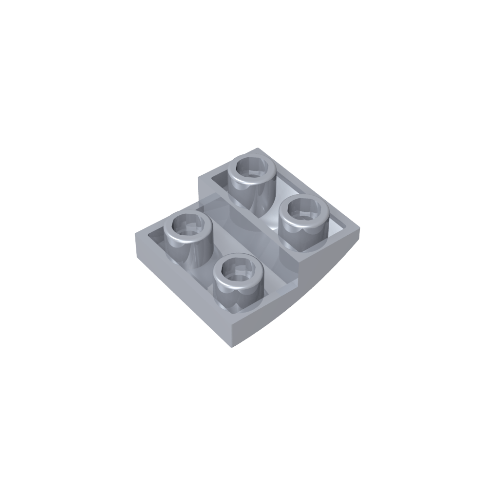 Pendiente Curva 2 x 2 Invertida-MyGobricksEs