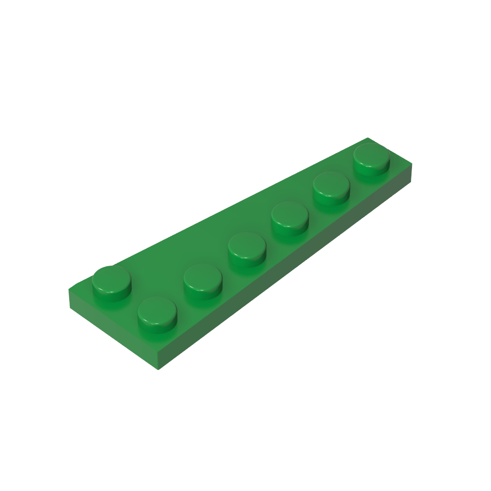 Placa de cuña 6 x 2 izquierda-MyGobricksEs