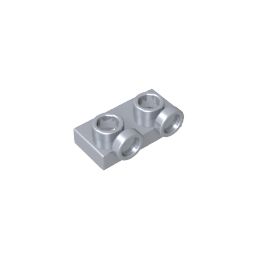 Placa, Modificada 1 x 2 con 2 puntos salientes Invertida-MyGobricksEs
