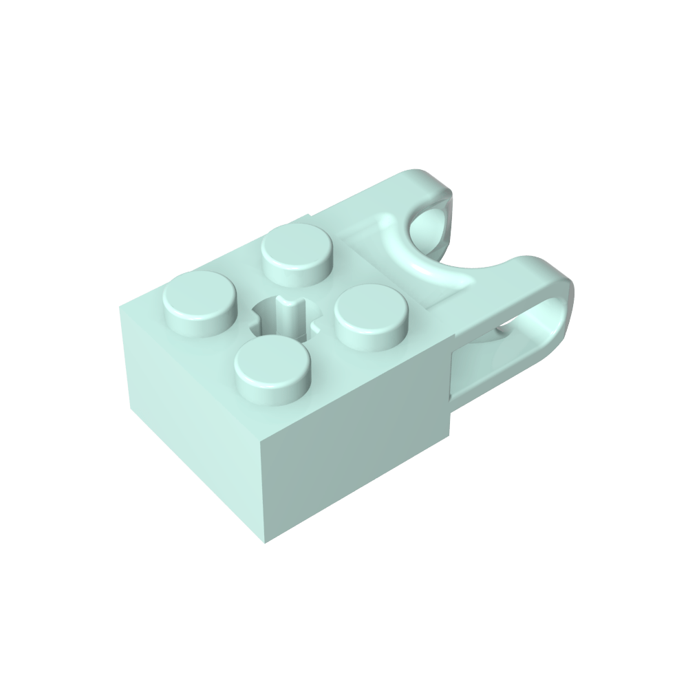 Technic Brick Special 2 x 2 con receptáculo de bola ancho y orificio para eje-MyGobricksEs