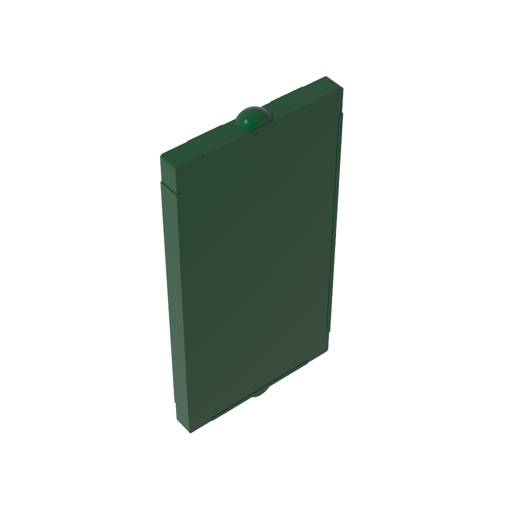 Vidrio para ventana 1 x 2 x 3 Frente plano-MyGobricksEs