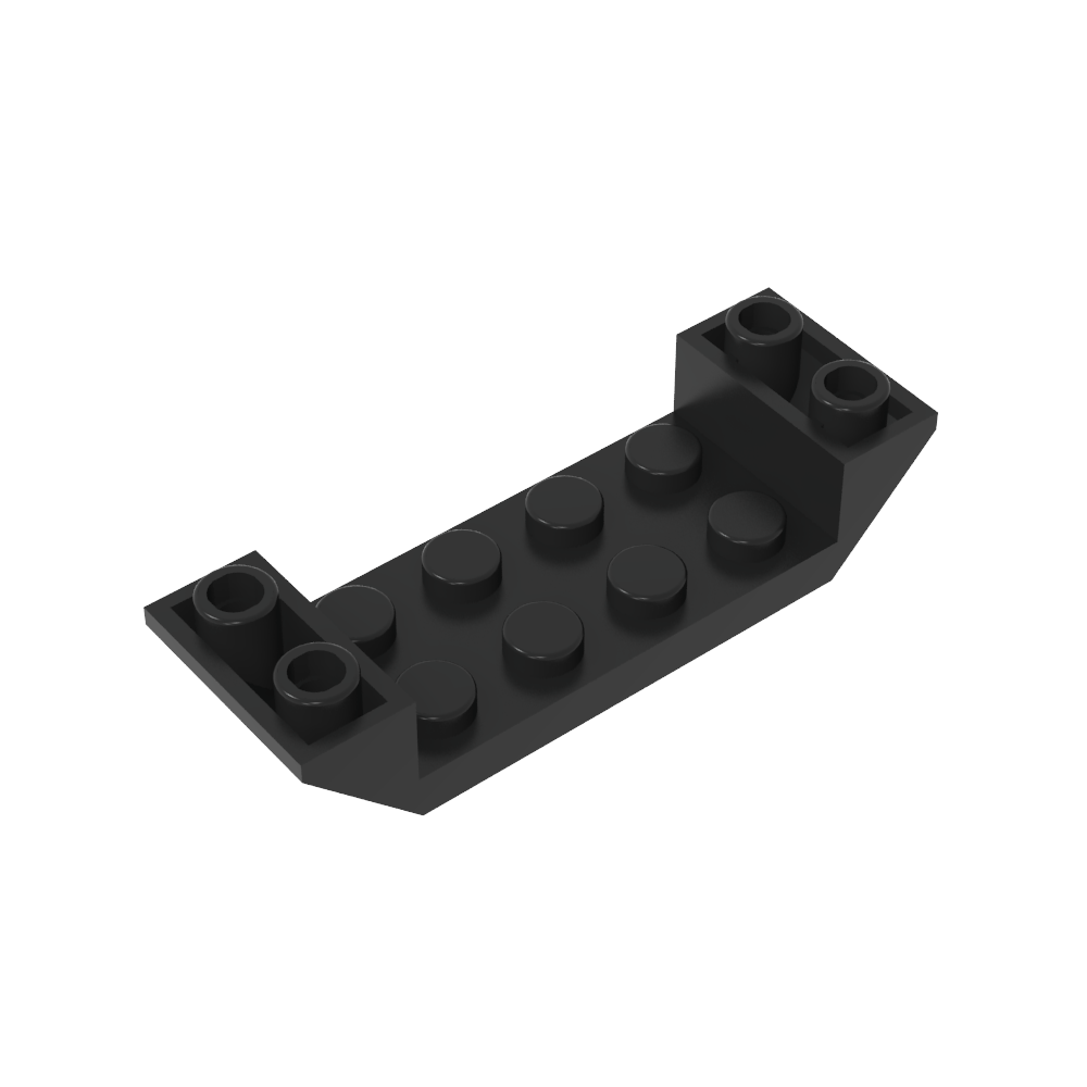 Pendiente invertida 45° 6 x 2 Doble con recorte 2 x 4-MyGobricksEs
