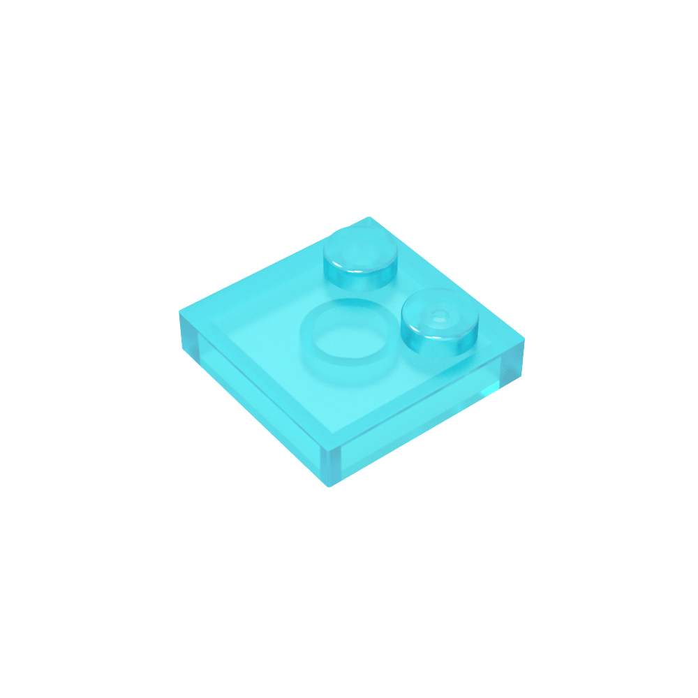 Placa Especial 2 x 2 con Solo 2 tacos-MyGobricksEs