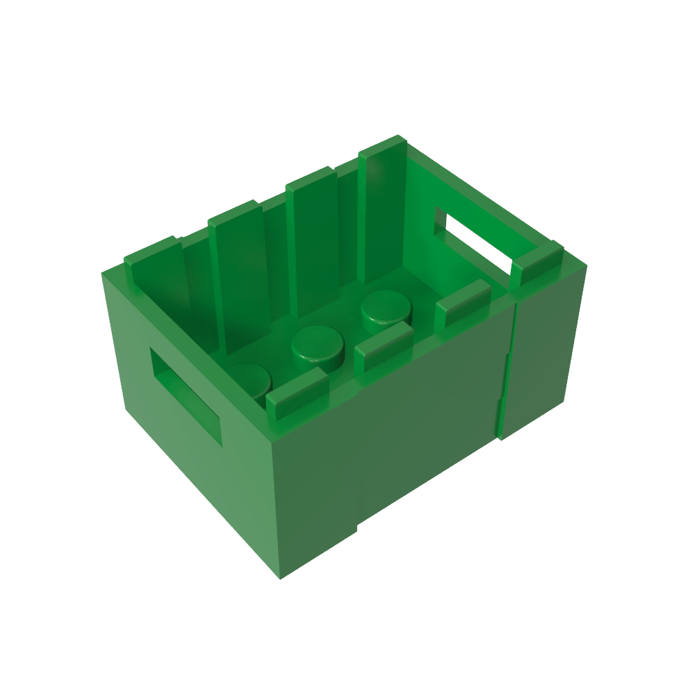 Caja / cajón con asideros-MyGobricksEs
