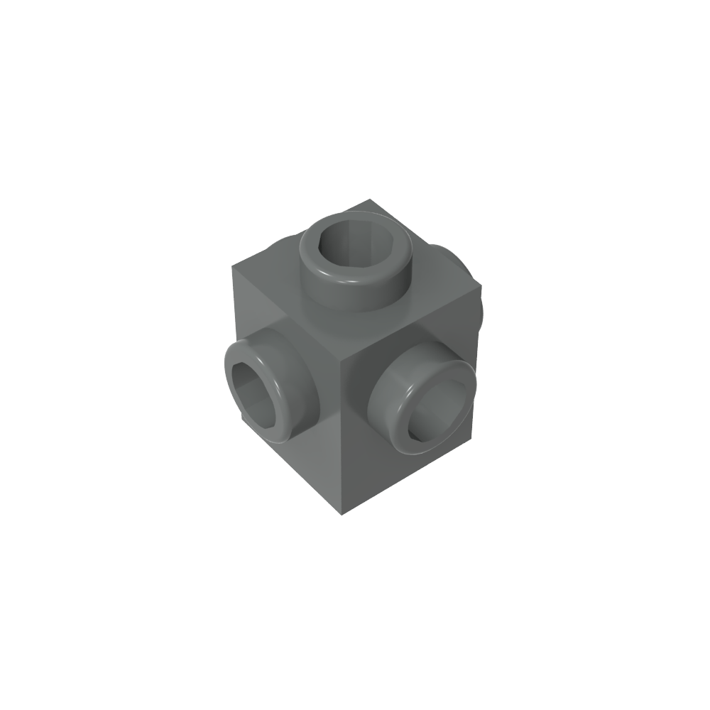 Ladrillo especial 1 x 1 pernos en los 4 lados-MyGobricksEs