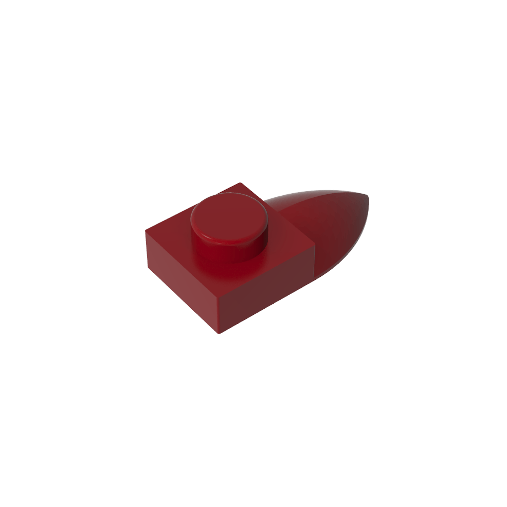 Placa Especial 1 x 1 con Diente-MyGobricksEs