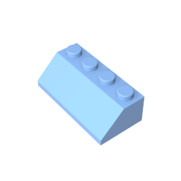Pendiente 45° 2 x 4-MyGobricksEs