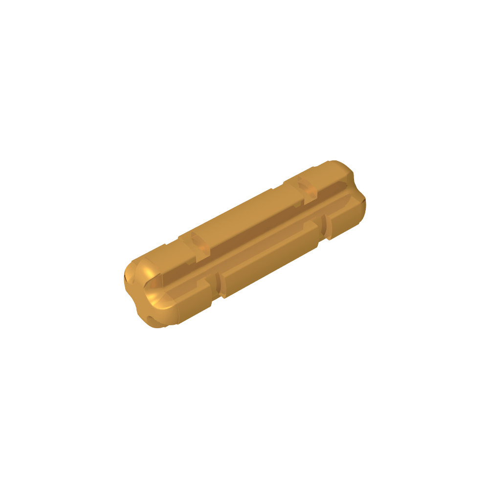 Eje Technic 2 con muescas-MyGobricksEs