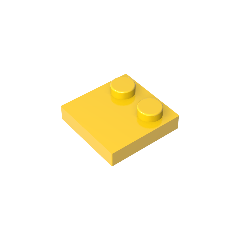 Placa Especial 2 x 2 con Solo 2 tacos-MyGobricksEs