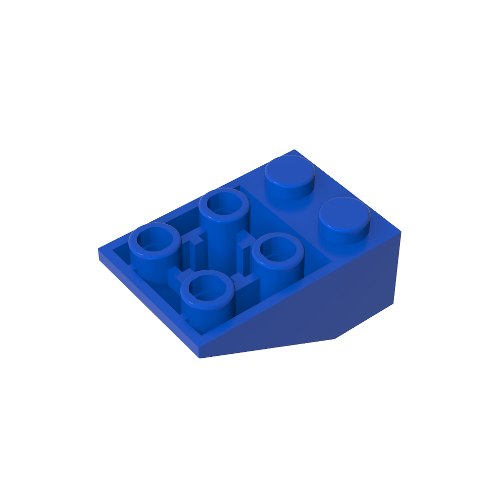 Pendiente invertida 33° 3 x 2 [Sin conexiones entre montantes]-MyGobricksEs