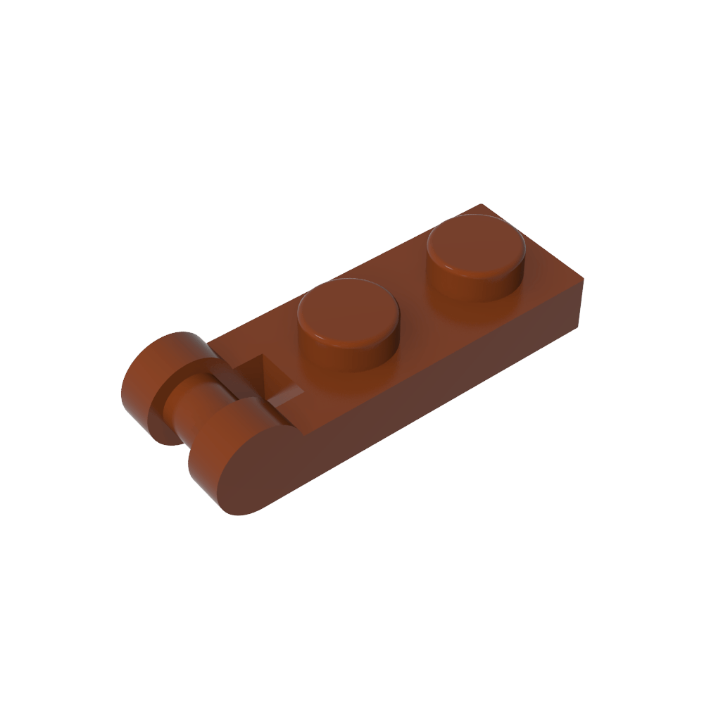 Placa Especial 1 x 2 con Asa en el Extremo [Extremos Cerrados]-MyGobricksEs