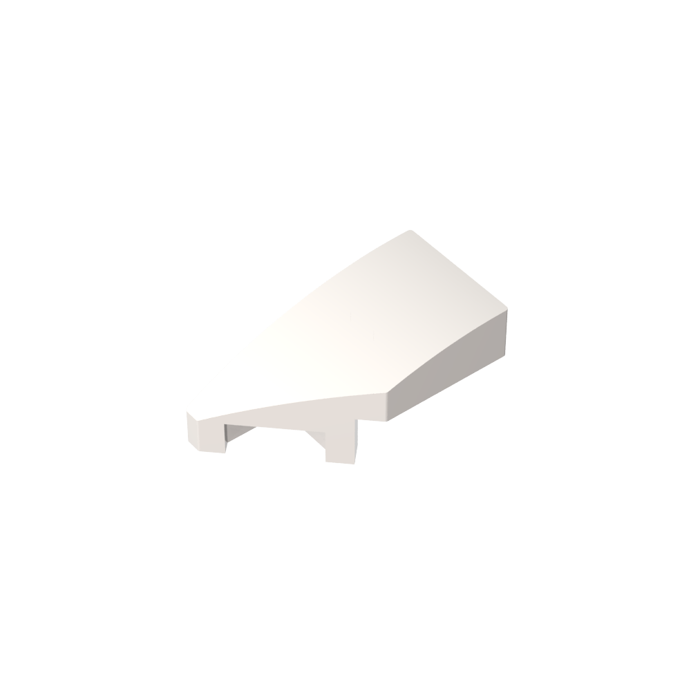 Pendiente curva 2 x 1 con muesca para perno a la izquierda-MyGobricksEs