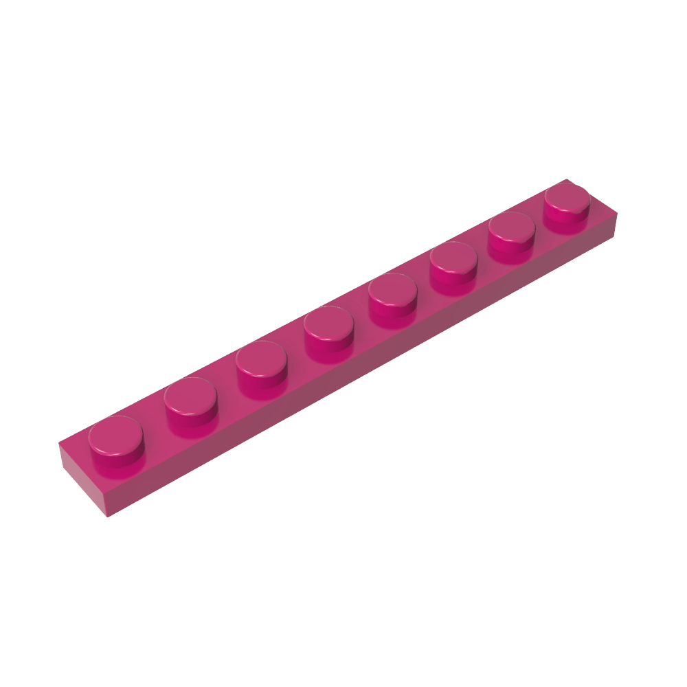 Placa 1 x 8 #3460-MyGobricksEs