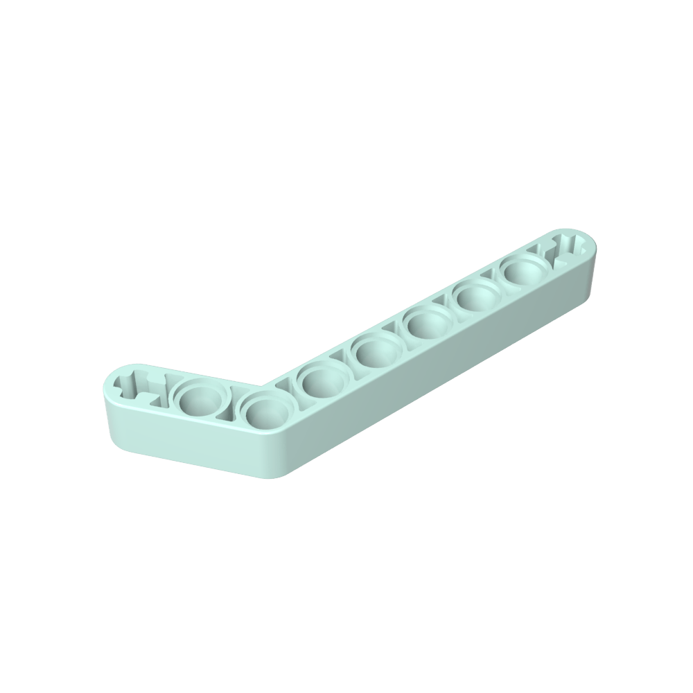 Viga técnica 1 x 9 doblada (7 - 3) de espesor-MyGobricksEs