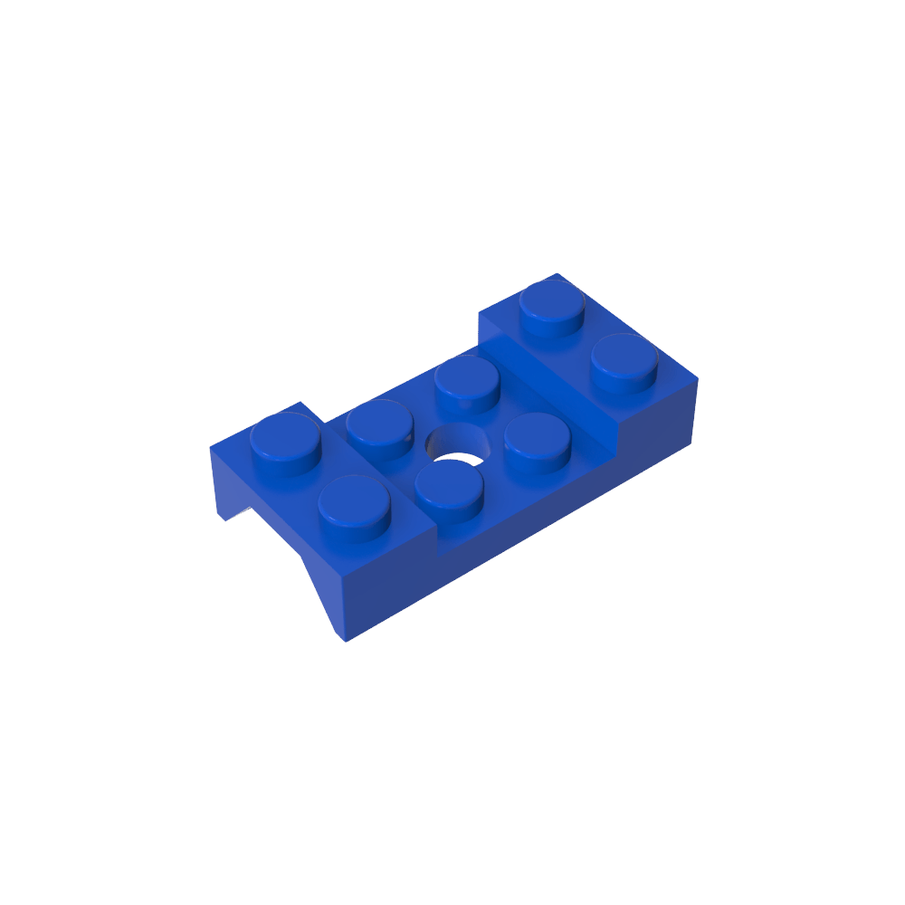 Paso de rueda, guardabarros 2 x 4 tachonado con orificio-MyGobricksEs