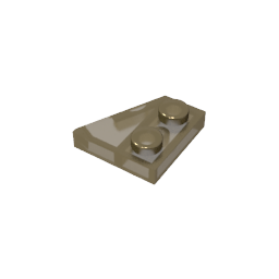 Placa de cuña 2 x 2 izquierda-MyGobricksEs