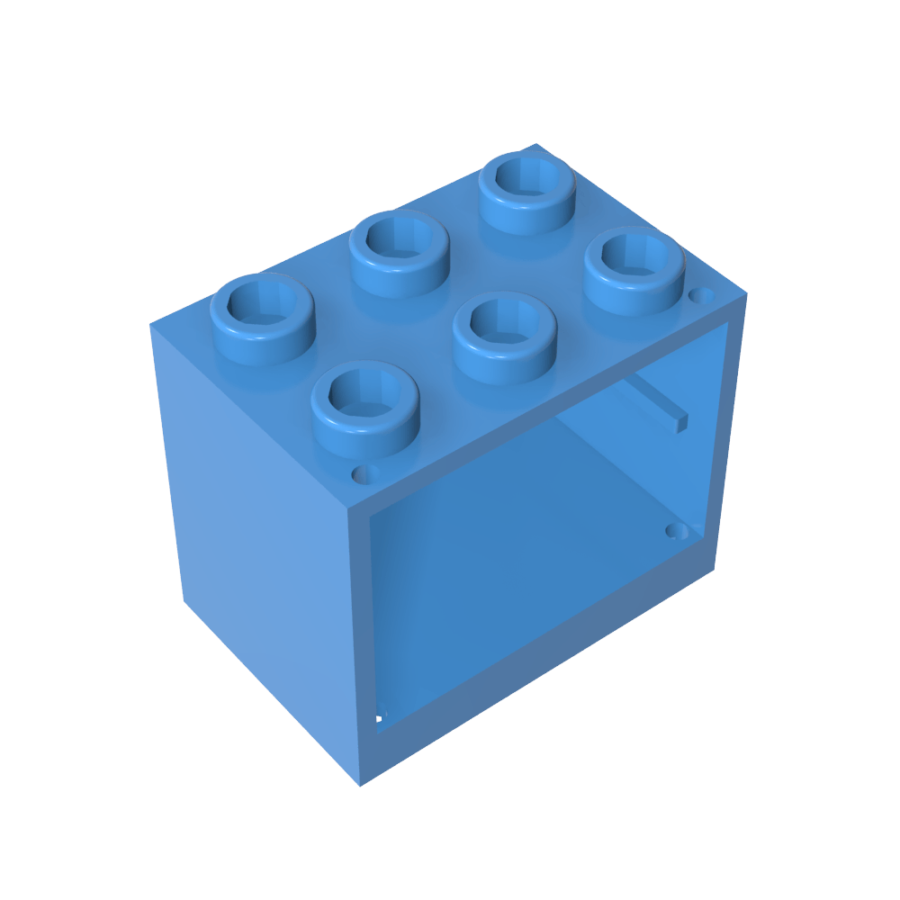 Armario 2 x 3 x 2 con montantes macizos-MyGobricksEs