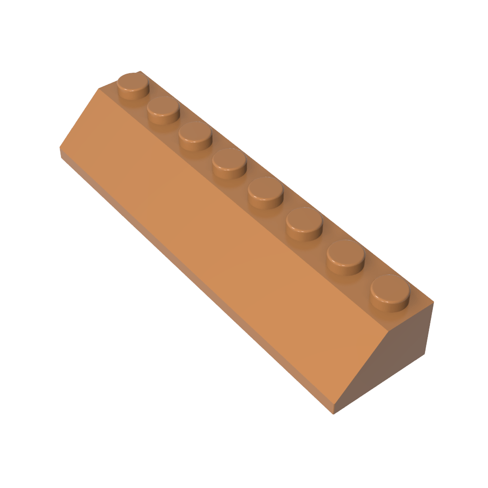 Pendiente 45° 2 x 8-MyGobricksEs