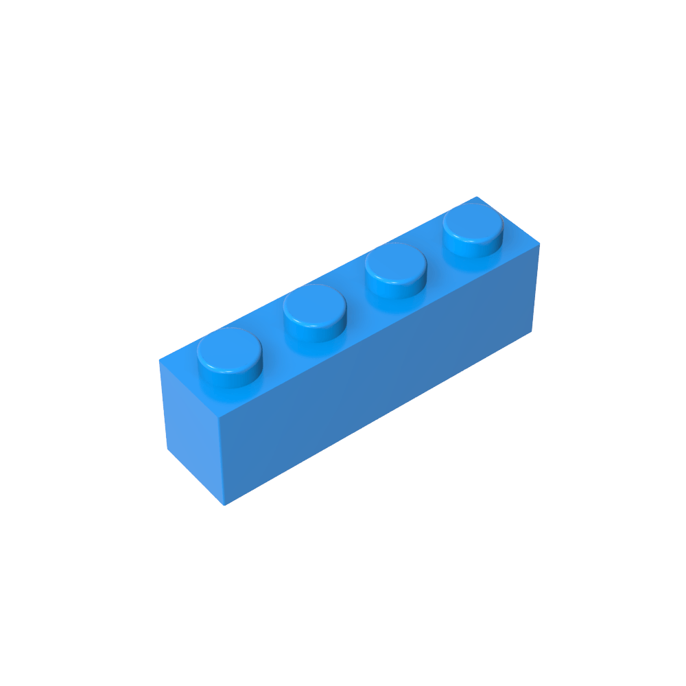 Ladrillo 1 x 4-MyGobricksEs