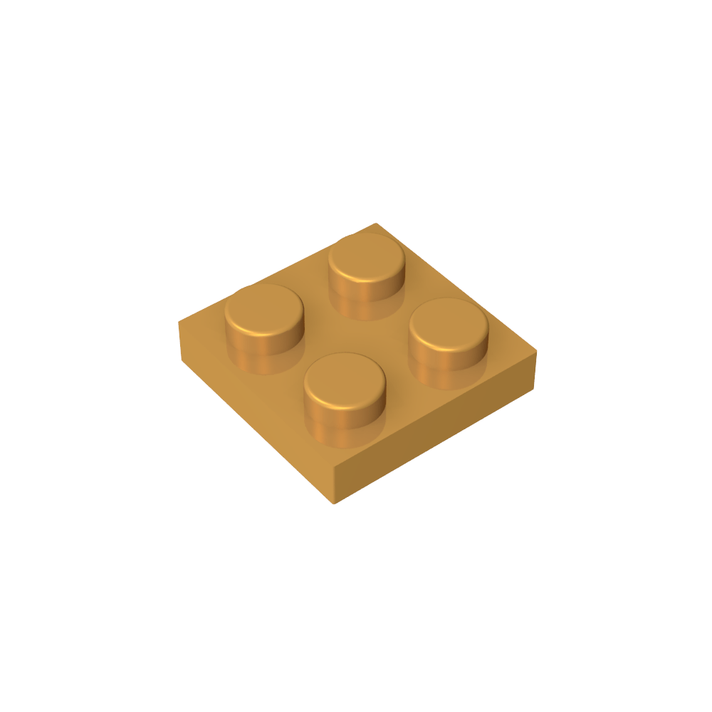 Placa 2 x 2-MyGobricksEs