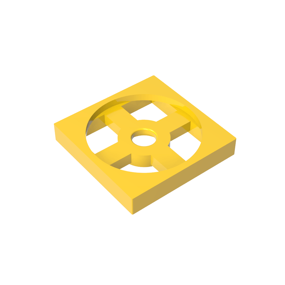 Plato Giratorio 2 x 2 Placa, Base-MyGobricksEs