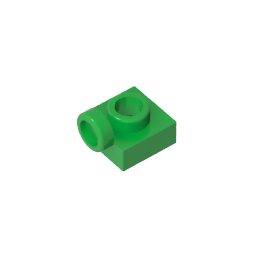 Placa especial 1 x 1 con tacos en el lateral-MyGobricksEs