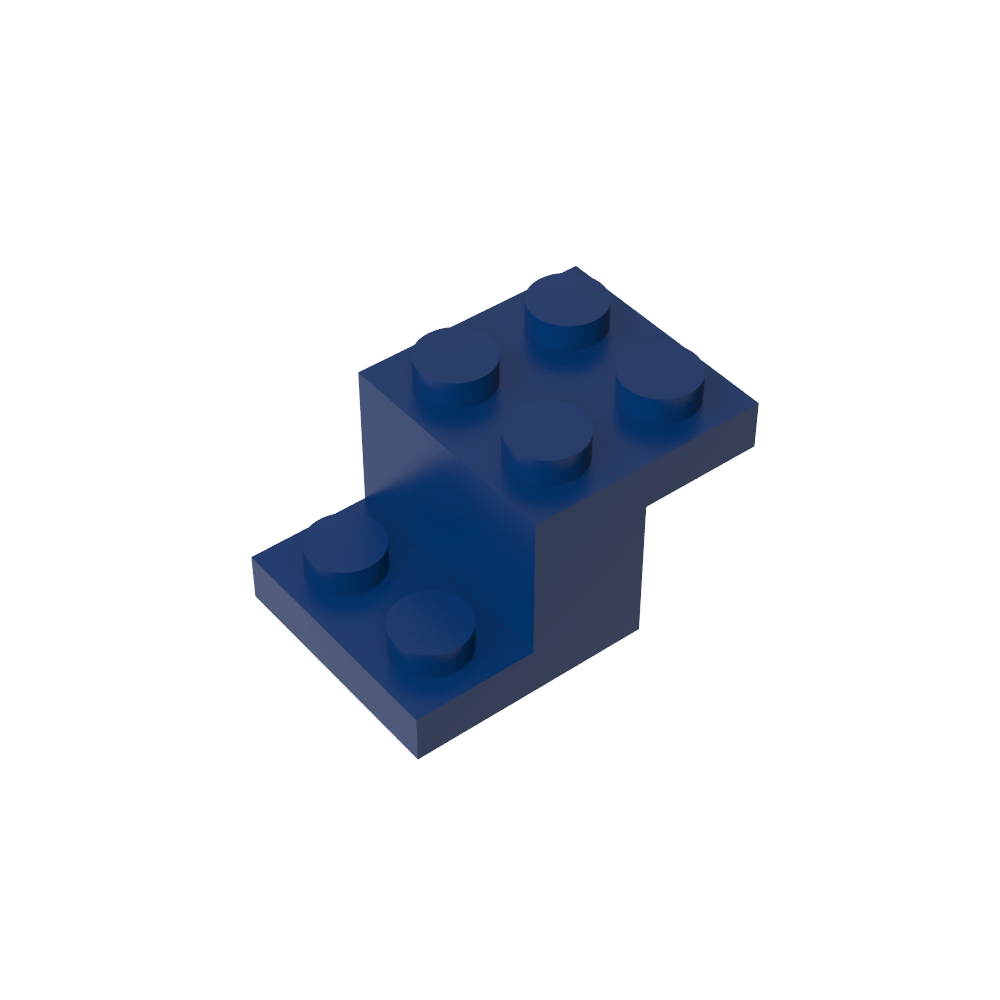 Soporte 3 x 2 x 1 1/3 con pasador inferior-MyGobricksEs