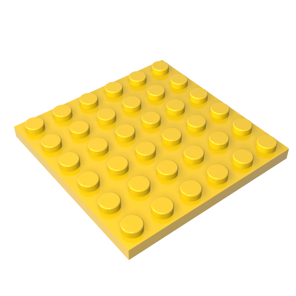 Placa 6 x 6-MyGobricksEs