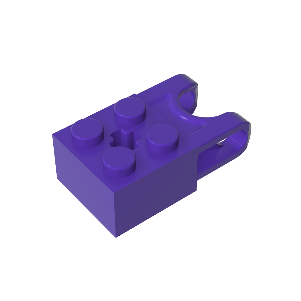 Technic Brick Special 2 x 2 con receptáculo de bola ancho y orificio para eje-MyGobricksEs