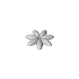 Planta, Kit de accesorios para exterior, Flor con 7 pétalos finos y alfiler-MyGobricksEs