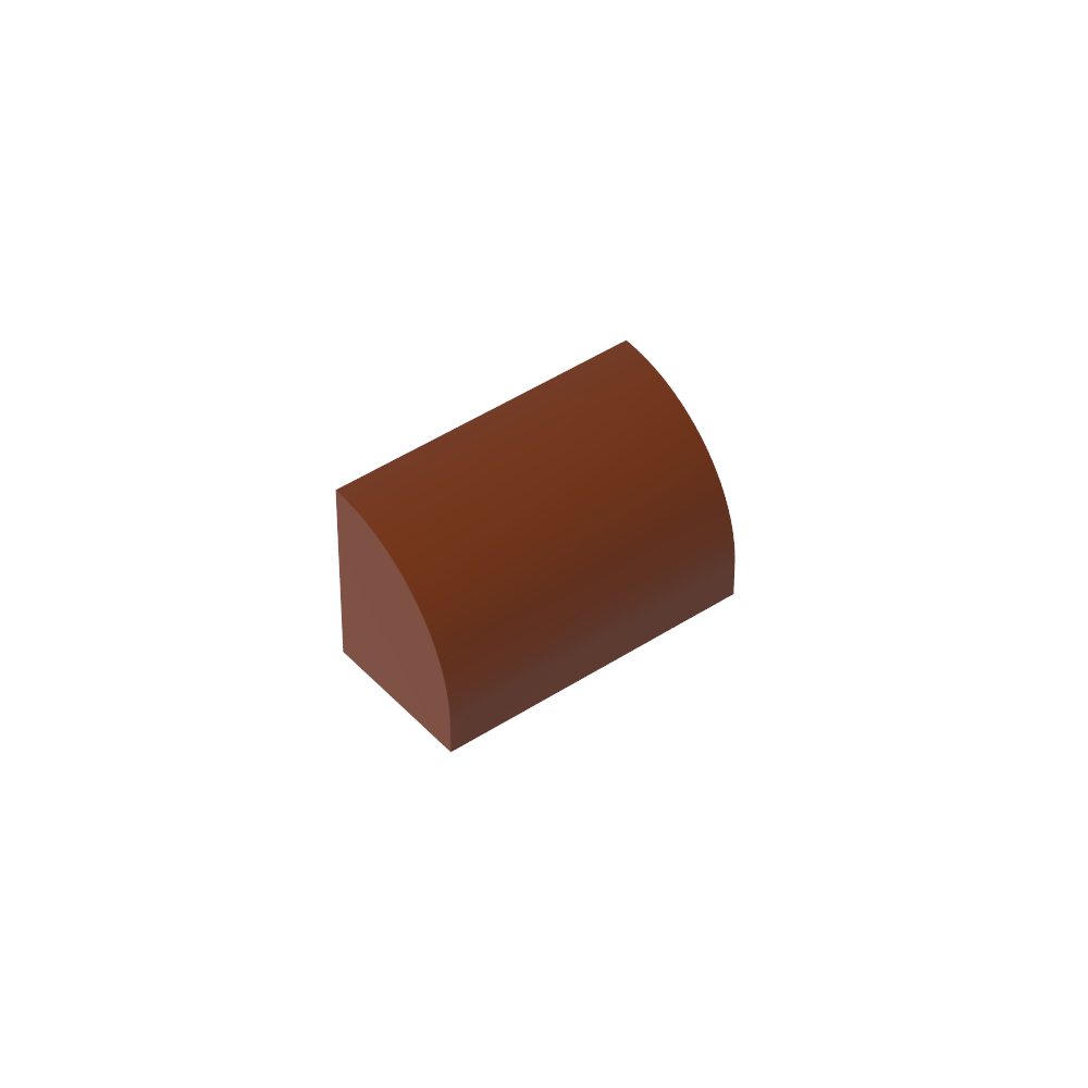 Ladrillo curvo 1 x 2 x 1 sin montantes-MyGobricksEs