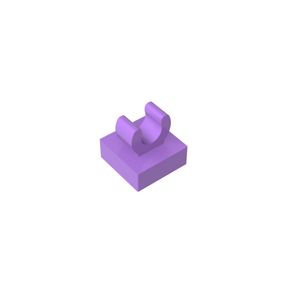 Azulejo Especial 1 x 1 con Clip con Bordes Redondeados-MyGobricksEs