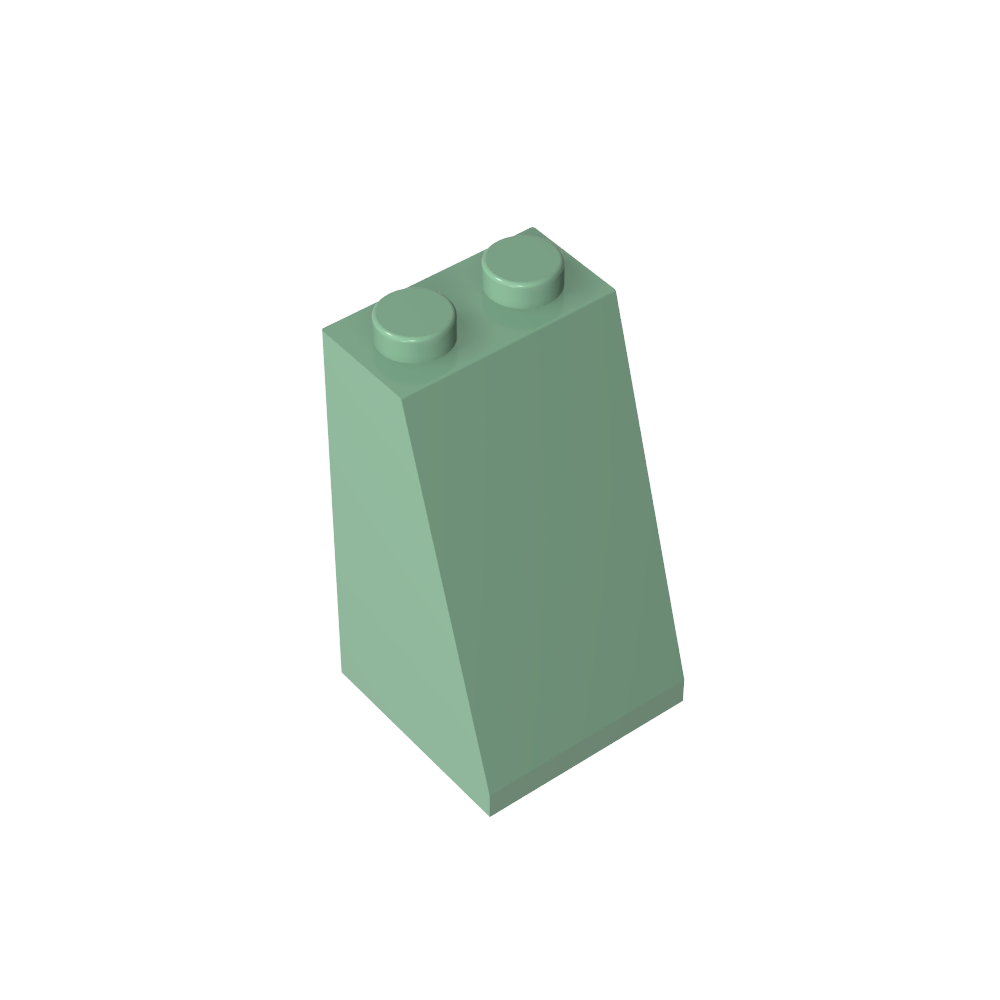 Pendiente 75° 2 x 2 x 3 [Montantes Huecos]-MyGobricksEs