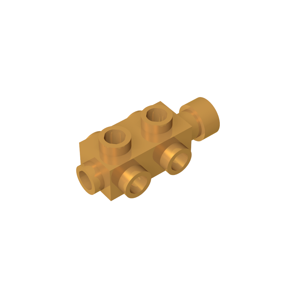 Ladrillo especial 1 x 2 x 2/3 con montantes en los laterales-MyGobricksEs