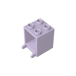 Caja 2 x 2 x 2 [Pernos Huecos]-MyGobricksEs