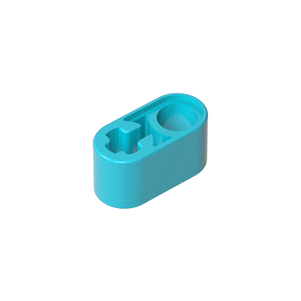Viga Technic de 1 x 2 de Grosor con Orificio para Pasador y Orificio para Eje-MyGobricksEs