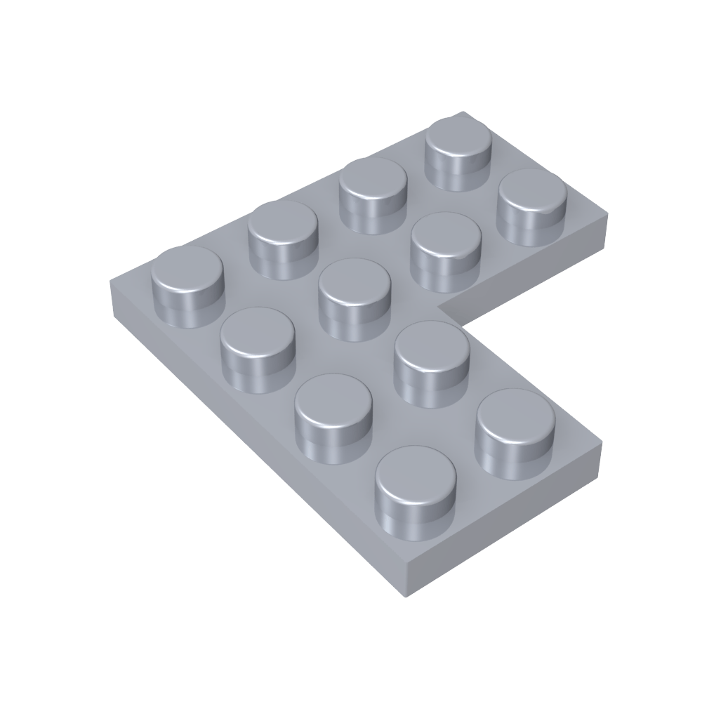 Placa 4 x 4 Esquina-MyGobricksEs