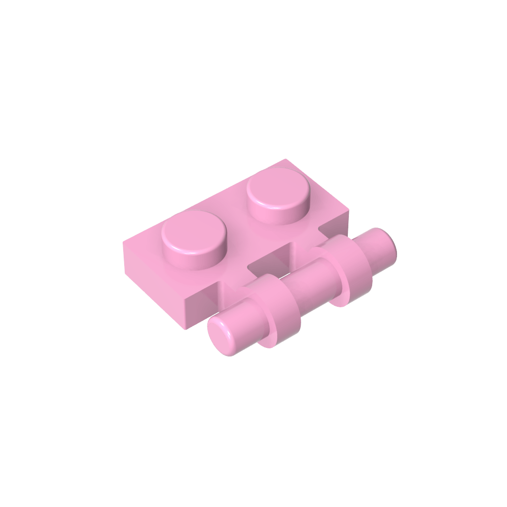Placa especial 1 x 2 asas laterales [extremos libres]-MyGobricksEs