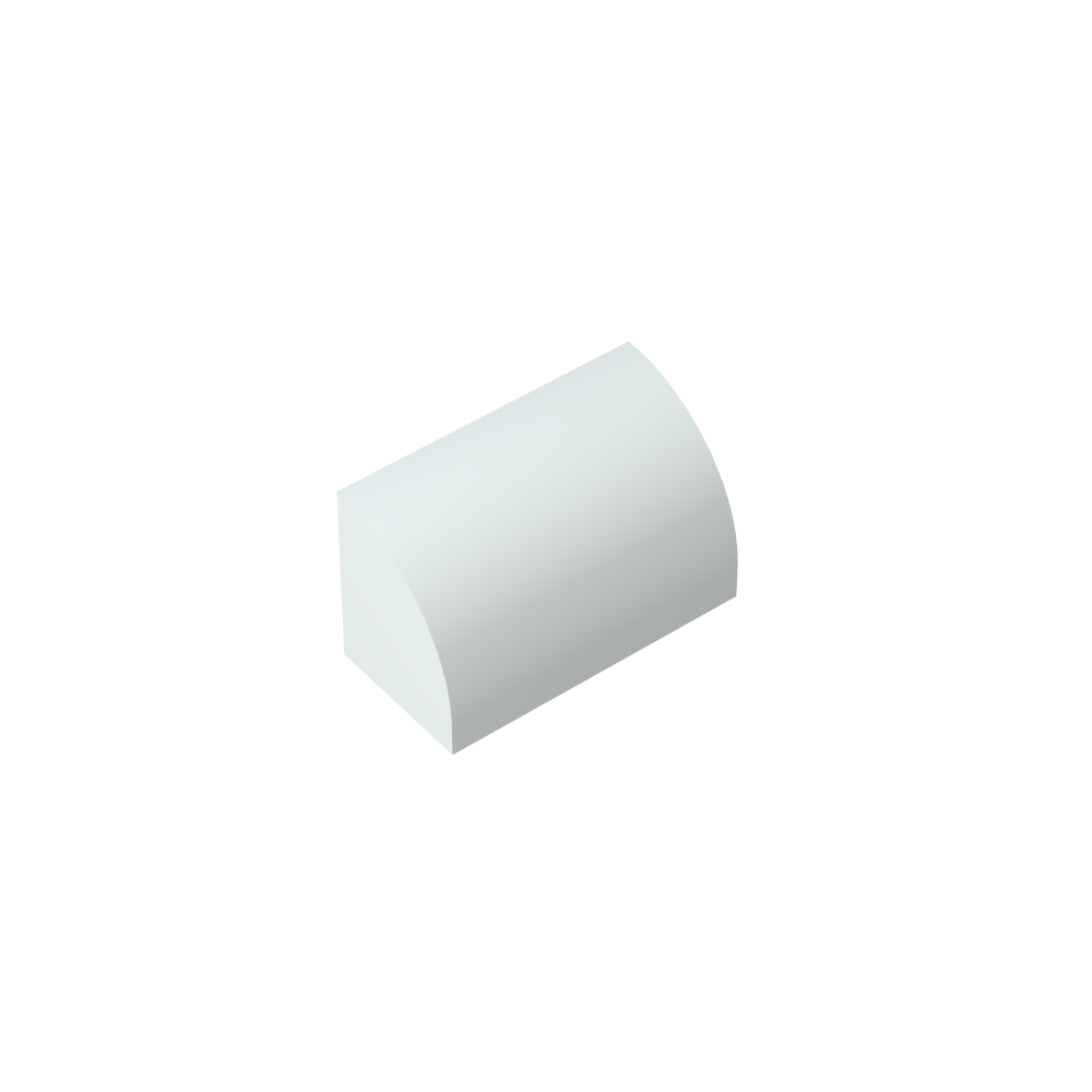Ladrillo curvo 1 x 2 x 1 sin montantes-MyGobricksEs