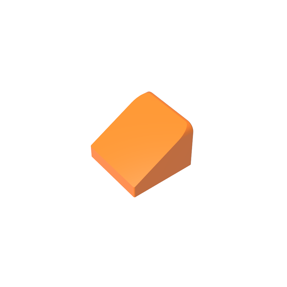 Pendiente 30° 1 x 1 x 2/3 (Pendiente de queso), Pendiente 30 1 x 1 Pendiente-MyGobricksEs