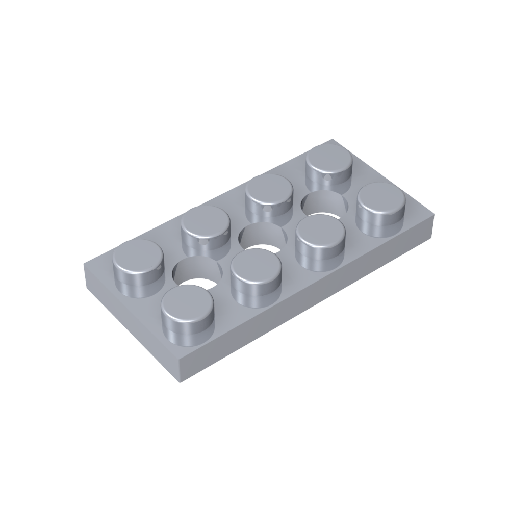 Placa técnica 2 x 4 [3 agujeros]-MyGobricksEs
