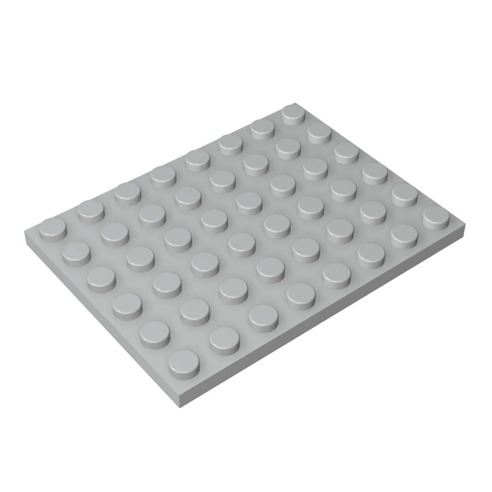 Placa 6 x 8-MyGobricksEs