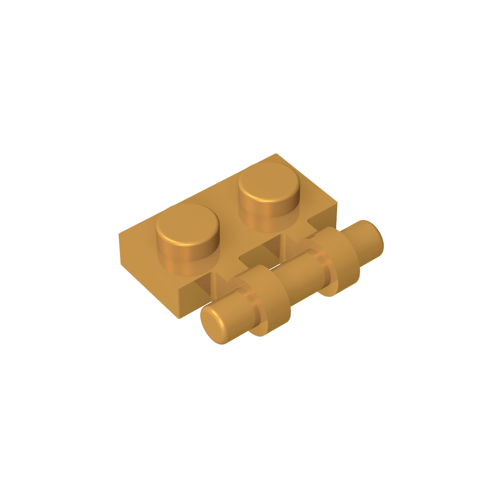 Placa especial 1 x 2 asas laterales [extremos libres]-MyGobricksEs
