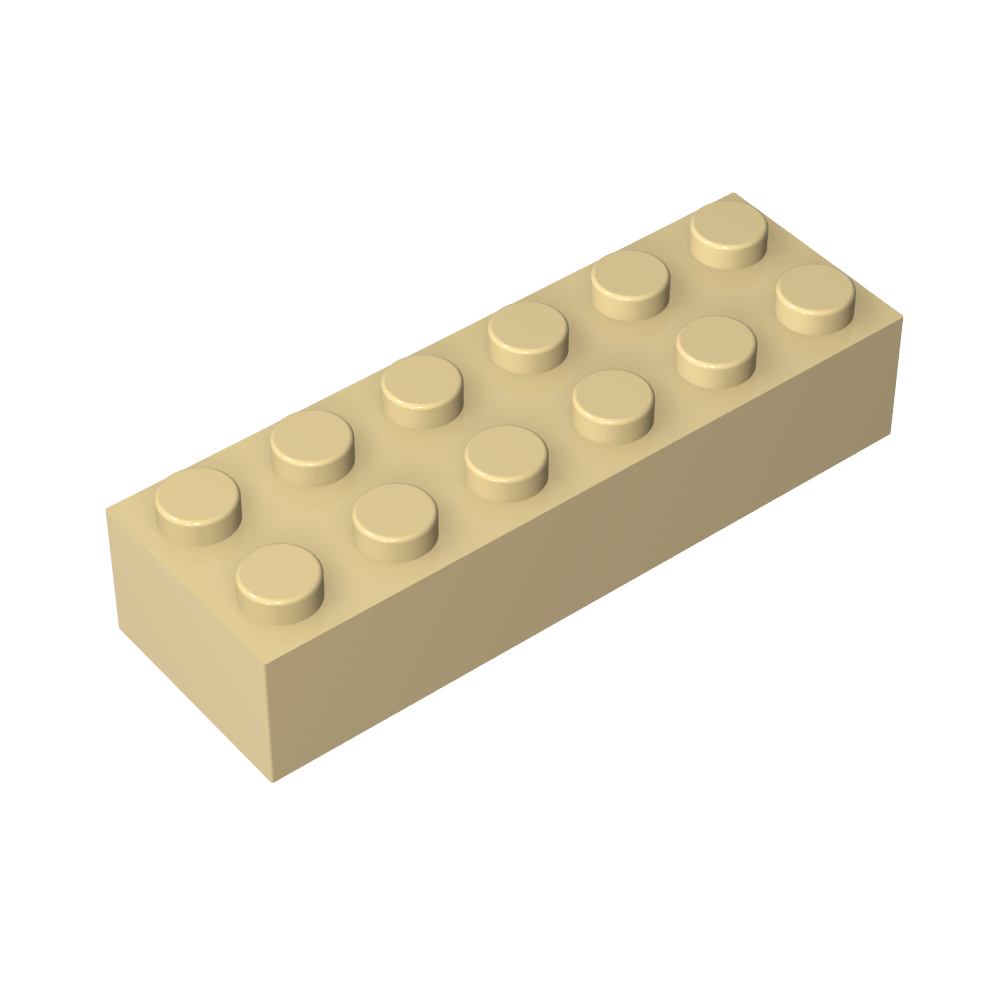 Ladrillo 2 x 6-MyGobricksEs