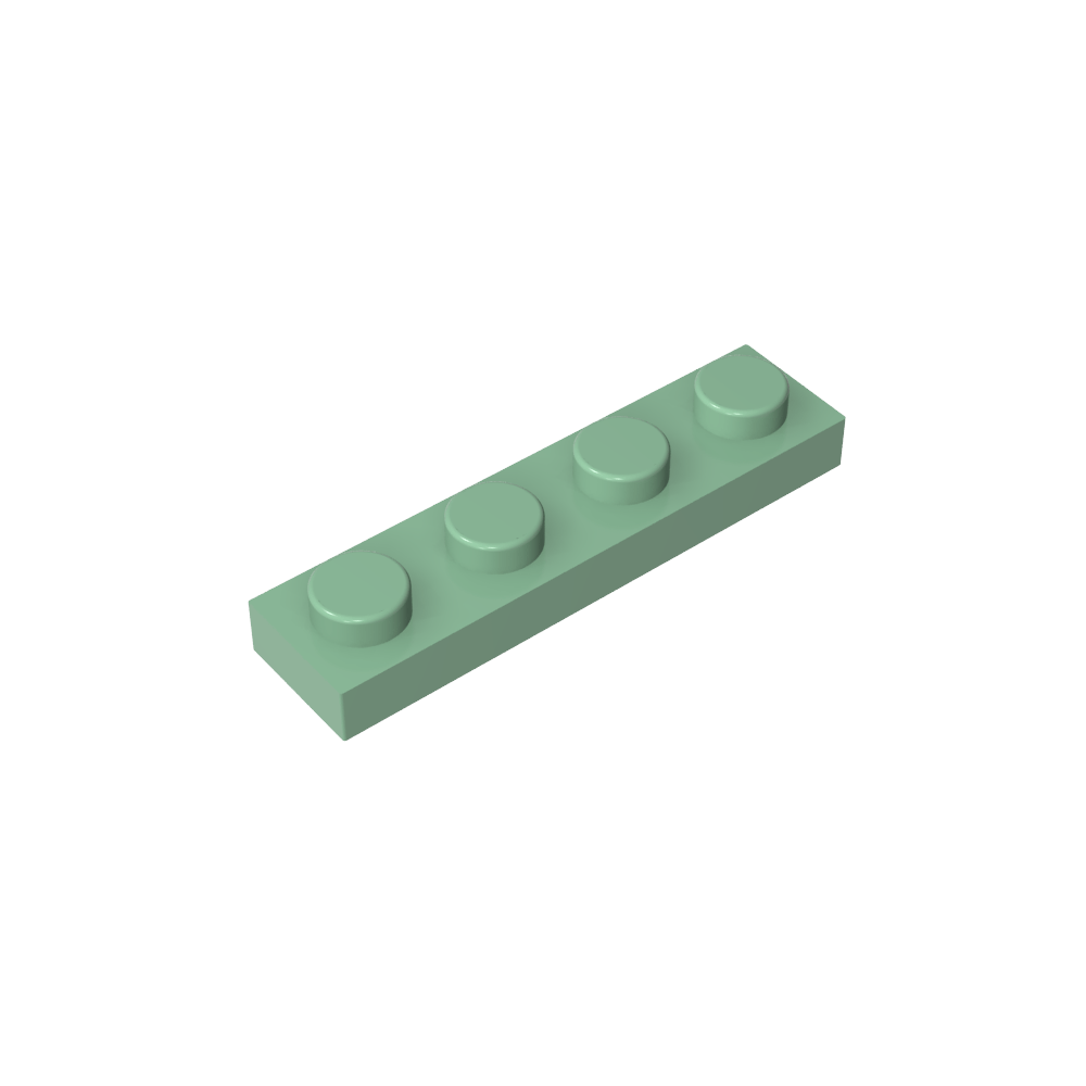 Placa 1 x 4-MyGobricksEs